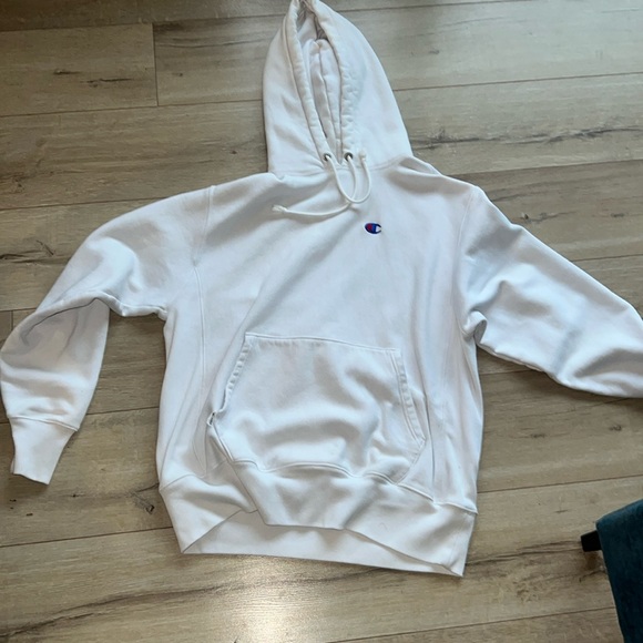 White Champion hoodie - Picture 1 of 3